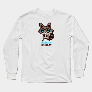 Sinister Raccoon Long Sleeve T-Shirt